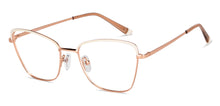 Load image into Gallery viewer, Gold Cat Eye Full Rim Women Eyeglasses by Vincent Chase-149628