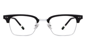 Black Clubmaster Full Rim Unisex Eyeglasses by Vincent Chase-202137