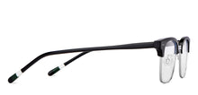 Load image into Gallery viewer, Black Clubmaster Full Rim Unisex Eyeglasses by Vincent Chase-202137