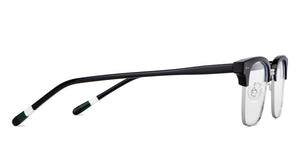 Black Clubmaster Full Rim Unisex Eyeglasses by Vincent Chase-202137