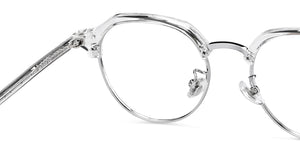 Transparent Geometric Full Rim Unisex Eyeglasses by Vincent Chase-202110