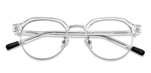 Load image into Gallery viewer, Transparent Geometric Full Rim Unisex Eyeglasses by Vincent Chase-202110