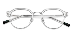 Transparent Geometric Full Rim Unisex Eyeglasses by Vincent Chase-202110