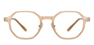 Brown Geometric Full Rim Unisex Eyeglasses by Vincent Chase-149675