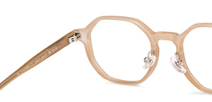 Brown Geometric Full Rim Unisex Eyeglasses by Vincent Chase-149675