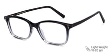 Load image into Gallery viewer, Black Rectangle Full Rim Unisex Eyeglasses by Vincent Chase-149692
