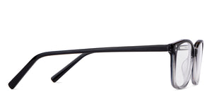 Black Rectangle Full Rim Unisex Eyeglasses by Vincent Chase-149692