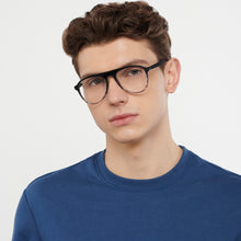 Load image into Gallery viewer, Black Aviator Full Rim Unisex Eyeglasses by Vincent Chase-149718