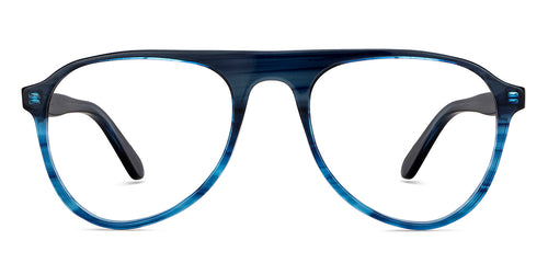 Blue Aviator Full Rim Unisex Eyeglasses by Vincent Chase-149719
