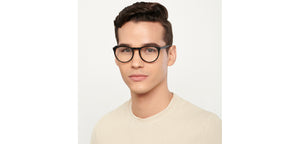 Black Round Full Rim Unisex Eyeglasses by Vincent Chase-149722