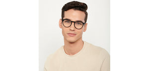 Black Round Full Rim Unisex Eyeglasses by Vincent Chase-149722