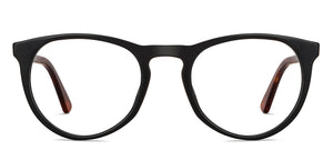 Black Round Full Rim Unisex Eyeglasses by Vincent Chase-149723