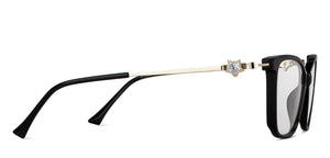 Black Cat Eye Full Rim Women Eyeglasses by Vincent Chase-149752