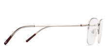 Load image into Gallery viewer, Silver Rectangle Half Rim Unisex Eyeglasses by Vincent Chase-201811