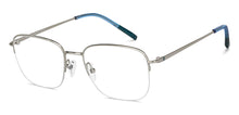 Load image into Gallery viewer, Silver Rectangle Half Rim Unisex Eyeglasses by Vincent Chase-149780