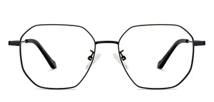 Black Geometric Full Rim Unisex Eyeglasses by Vincent Chase-150000