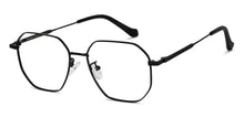 Load image into Gallery viewer, Black Geometric Full Rim Unisex Eyeglasses by Vincent Chase-150000