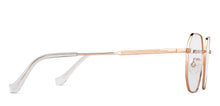 Load image into Gallery viewer, Rose Gold Geometric Full Rim Unisex Eyeglasses by Vincent Chase-150001