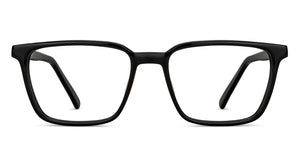 Black Rectangle Full Rim Unisex Eyeglasses by Vincent Chase-150161