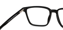 Load image into Gallery viewer, Black Rectangle Full Rim Unisex Eyeglasses by Vincent Chase-150161