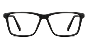 Black Rectangle Full Rim Unisex Eyeglasses by Vincent Chase-150168