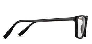 Black Rectangle Full Rim Unisex Eyeglasses by Vincent Chase-150168