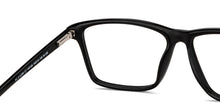 Load image into Gallery viewer, Black Rectangle Full Rim Unisex Eyeglasses by Vincent Chase-150168