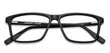 Load image into Gallery viewer, Black Rectangle Full Rim Unisex Eyeglasses by Vincent Chase-150168