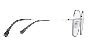 Silver Square Full Rim Unisex Eyeglasses by Vincent Chase-150274