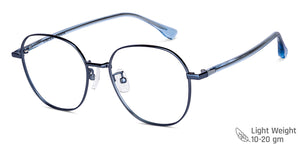 Blue Round Full Rim Unisex Eyeglasses by Vincent Chase-150286