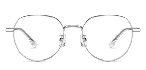 Silver Round Full Rim Unisex Eyeglasses by Vincent Chase-150290
