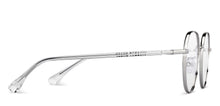 Load image into Gallery viewer, Silver Round Full Rim Unisex Eyeglasses by Vincent Chase-150290