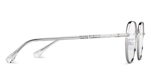 Silver Round Full Rim Unisex Eyeglasses by Vincent Chase-150290