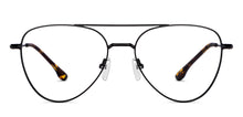 Load image into Gallery viewer, Black Aviator Full Rim Unisex Eyeglasses by Vincent Chase-150381