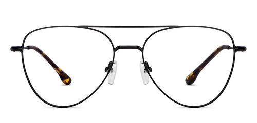 Black Aviator Full Rim Unisex Eyeglasses by Vincent Chase-150381