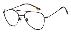 Black Aviator Full Rim Unisex Eyeglasses by Vincent Chase-150381