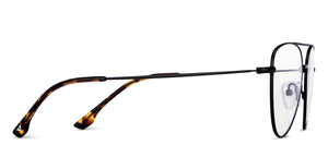 Black Aviator Full Rim Unisex Eyeglasses by Vincent Chase-150381