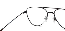 Load image into Gallery viewer, Black Aviator Full Rim Unisex Eyeglasses by Vincent Chase-150381
