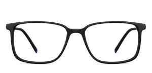 Black Rectangle Full Rim Unisex Eyeglasses by Vincent Chase-150494