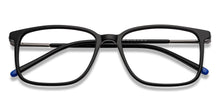 Load image into Gallery viewer, Black Rectangle Full Rim Unisex Eyeglasses by Vincent Chase-150494