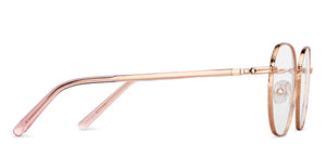 Gold Round Full Rim Unisex Eyeglasses by Vincent Chase-150535