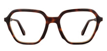 Load image into Gallery viewer, Tortoise Geometric Full Rim Unisex Eyeglasses by Vincent Chase-150742