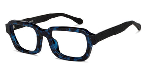 Black Rectangle Full Rim Unisex Eyeglasses by Vincent Chase-151030