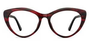 Maroon Cat Eye Full Rim Unisex Eyeglasses by Vincent Chase-151292