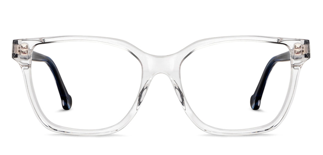Transparent Square Full Rim Unisex Eyeglasses by Vincent Chase-151297