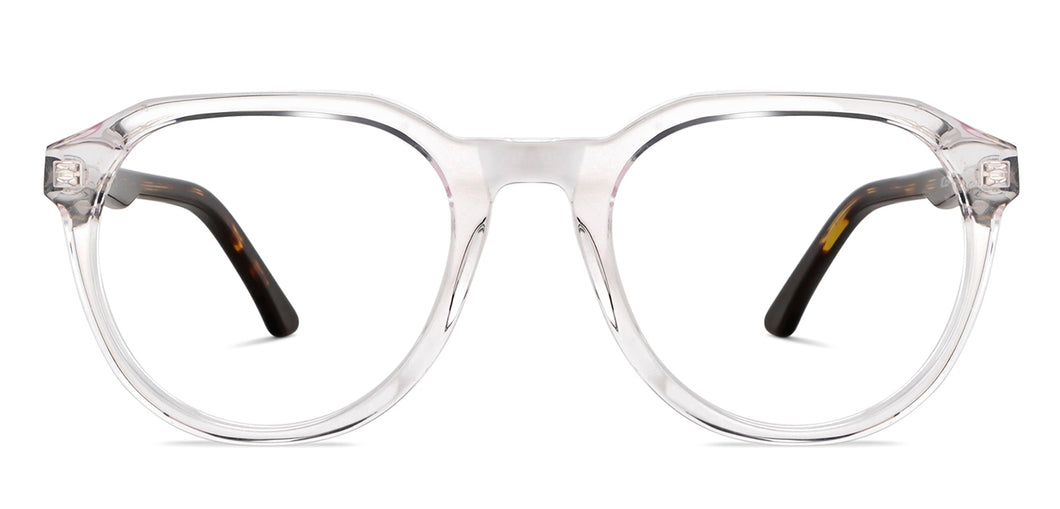 Transparent Geometric Full Rim Unisex Eyeglasses by Vincent Chase-151300