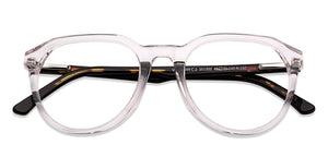 Transparent Geometric Full Rim Unisex Eyeglasses by Vincent Chase-151300
