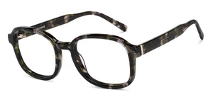 Tortoise Square Full Rim Unisex Eyeglasses by Vincent Chase-201131