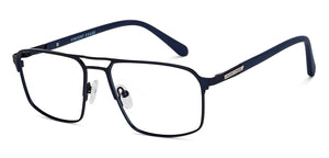 Blue Rectangle Full Rim Unisex Eyeglasses by Vincent Chase-200878