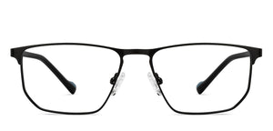 Black Rectangle Full Rim Unisex Eyeglasses by Vincent Chase-200905